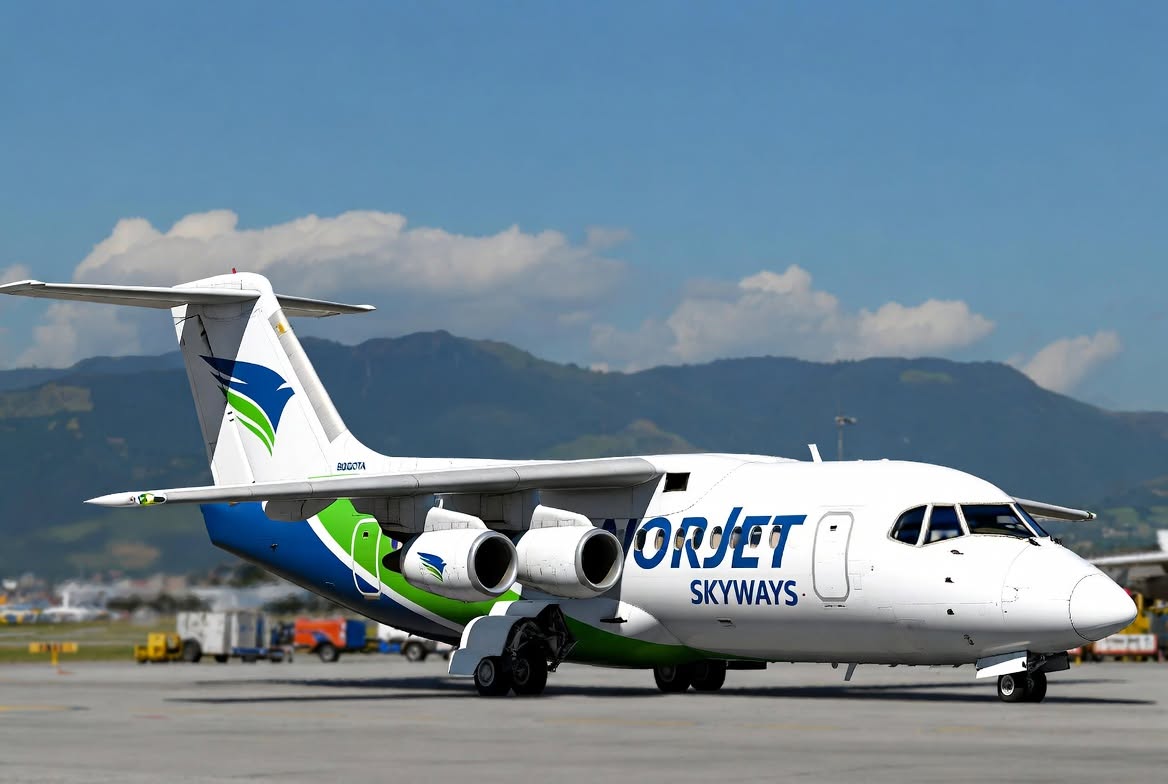 Norjet aircraft in flight