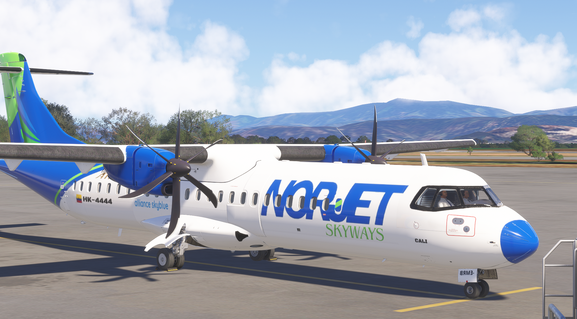 Norjet aircraft at an airport
